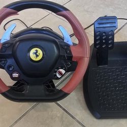 Xbox Ferrari Steering Wheel 