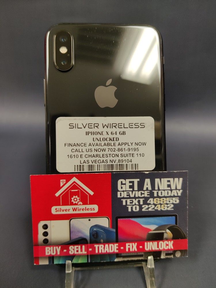 IPHONE X 64 GB FACTORY UNLOCKED π