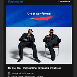 Usher And Chris Brown - R&B Tour - 8 /29/26 (Saturday)