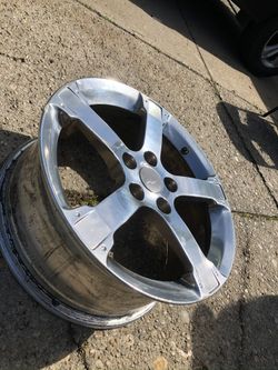 17” Chevy chrome rims