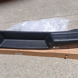 Rear Bumper Assembly Compatible with 19 96 to 2O14 Chevy Chevrolet Express/GMC Savana 15OO & 19 96 TO 2O24 Express/Savana 25OO 35OO  Steel+Plastic Pow