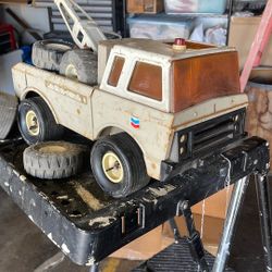 VINTAGE 1970’s MIGHTY TONKA CHEVRON TOW WRECKER TRUCK 24 HR SERVICE