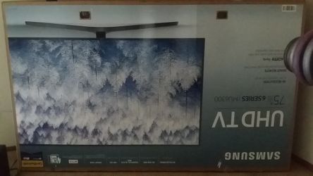 New 75" Samsung 4k smart tv