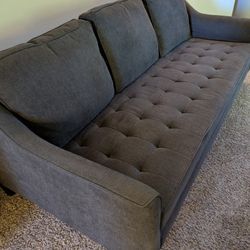 Clean, Contemporary, Firm World Market Couch Ready For New Home! Well-maintained!