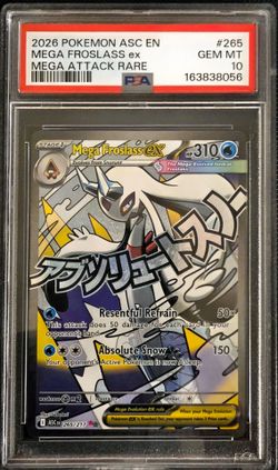 PSA 10 Mega Froslass ex 265/217 Mega Attack Rare