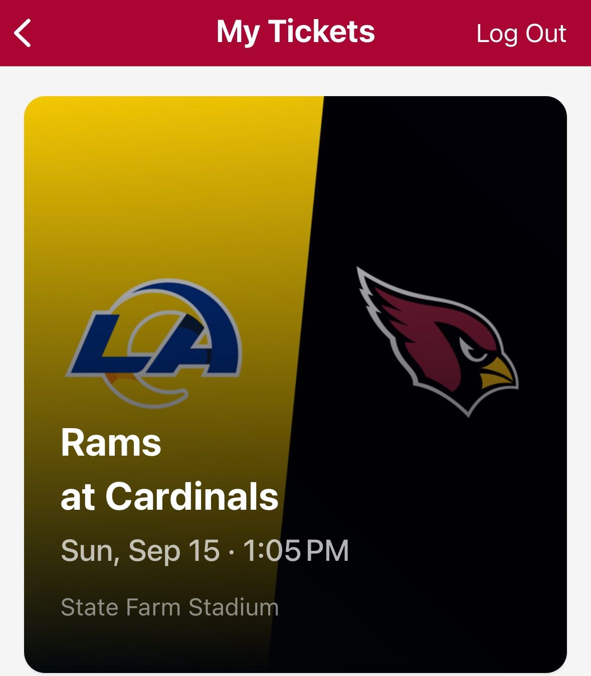 2 “On Field” Seats Row 1 with Morgan Athletic Club Food and Bar & Parking All Included Included