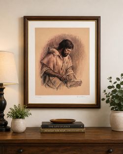 Frances Hook The Carpenter Signed Limited Edition Lithograph with COA