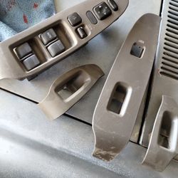 2001 Subaru Outback Driver's Master Window Switch And Garnish Trim For All 4 Door Switches..... 2004 Wagon Sedan Legacy