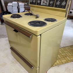 Retro Kelvinator Electric Range Oven And Dish Washer 