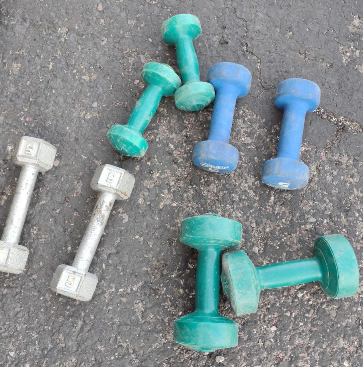 Sets Of Dumbbells, 5lb Or 1lb