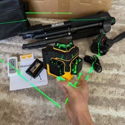 Self-Leveling Laser Level with Tripod 3x360°