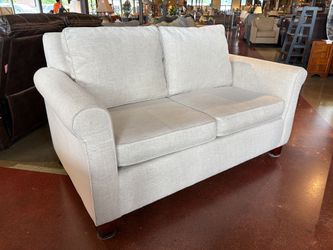 SUTTER STREET High Back Loveseat in Parchment
