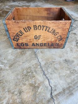 7 Up Big Antique Crate