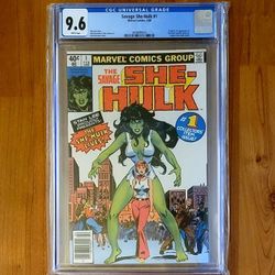 Savage She Hulk #1, CGC 9.6, Newsstand Copy