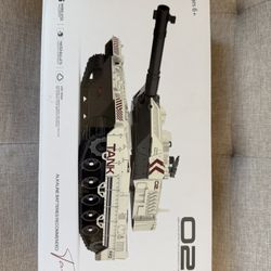 Tank -2.4Ghz Remote Control Army Tank with 360°Rotating Turret, Auto Demo, Sound & Smoke & Light, Military Vehicles Model Gift for Boys 6-8