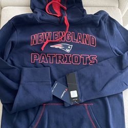NEW ENGLAND PATRIOTS Hoodie, Hooded Sweatshirt Size:  M