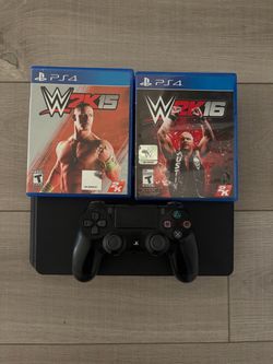 PS4 Slim with games