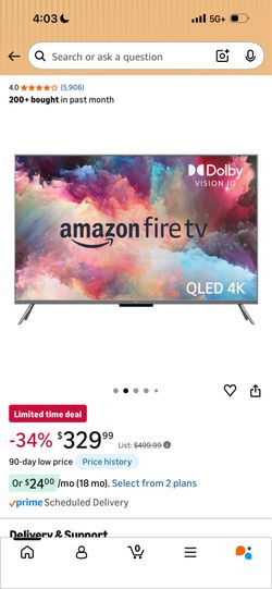 55 inch smart fire stick tv