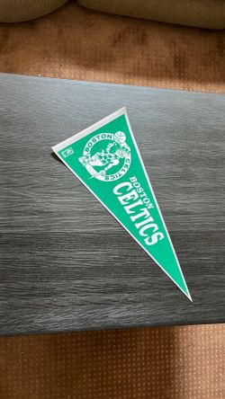 Boston Celtics Basketball Pennant