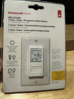 Honeywell Solar Programmable Switch 