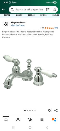 Lavatory Faucet (Polished Chrome)
