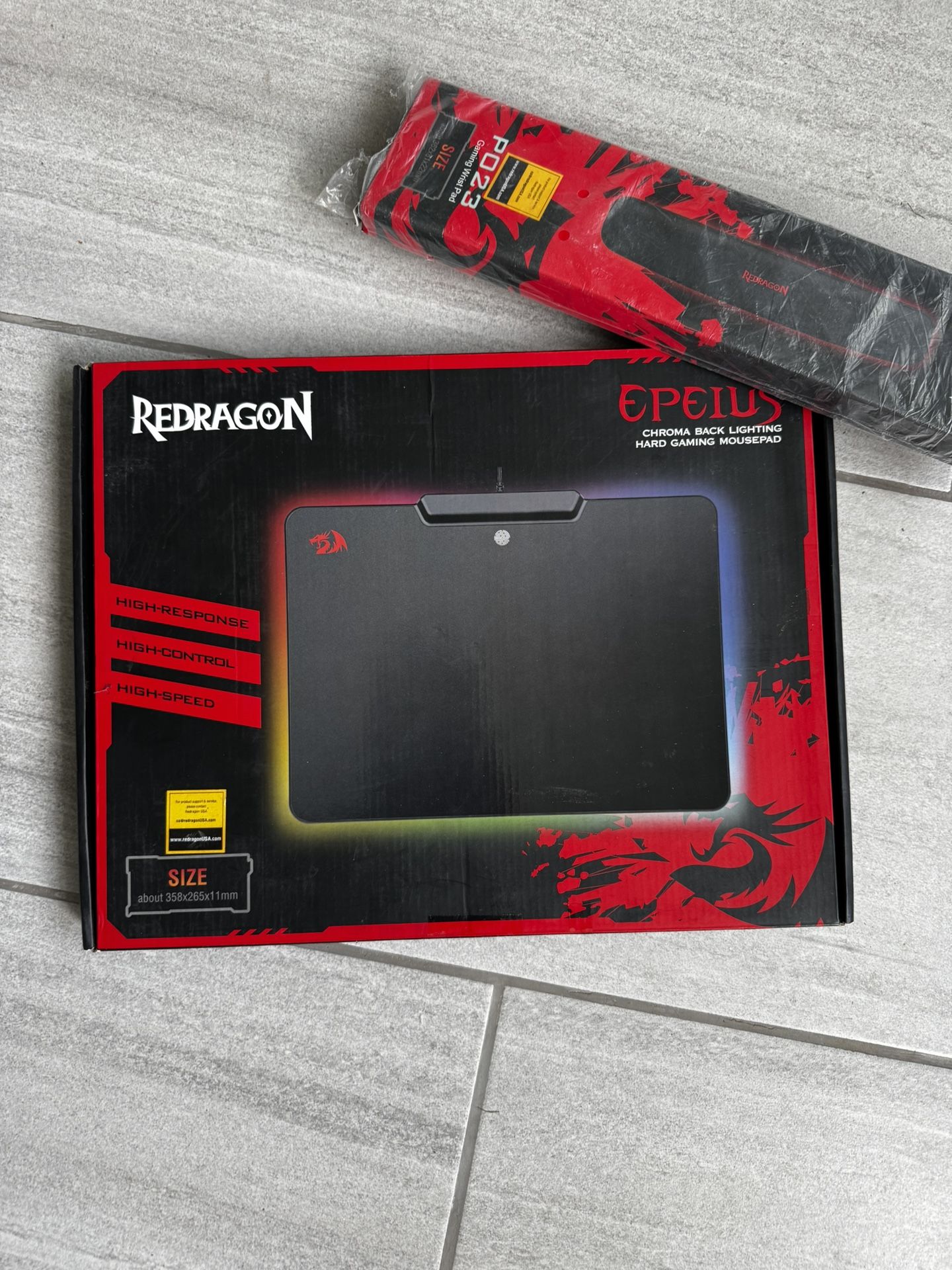 Redragon Epeius Gaming Mousepad And Wrist Pad