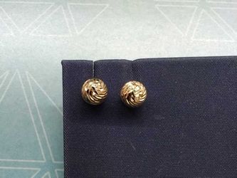 Gold Ball Earrings - Yellow Gold 10k (.417) 1.1 grams