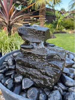 Custom Stacked Basalt Water Feature Fountain ⛲️ Complete Package