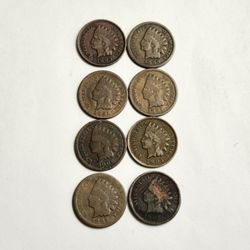 Indian Head Cent Coins - Antique Penny Coins