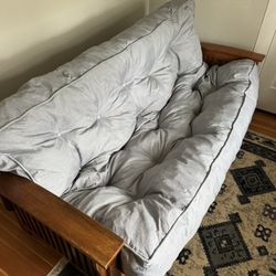 Comfy Wood Futon
