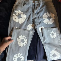 Woman, Denim, Tears, Skinny Jeans