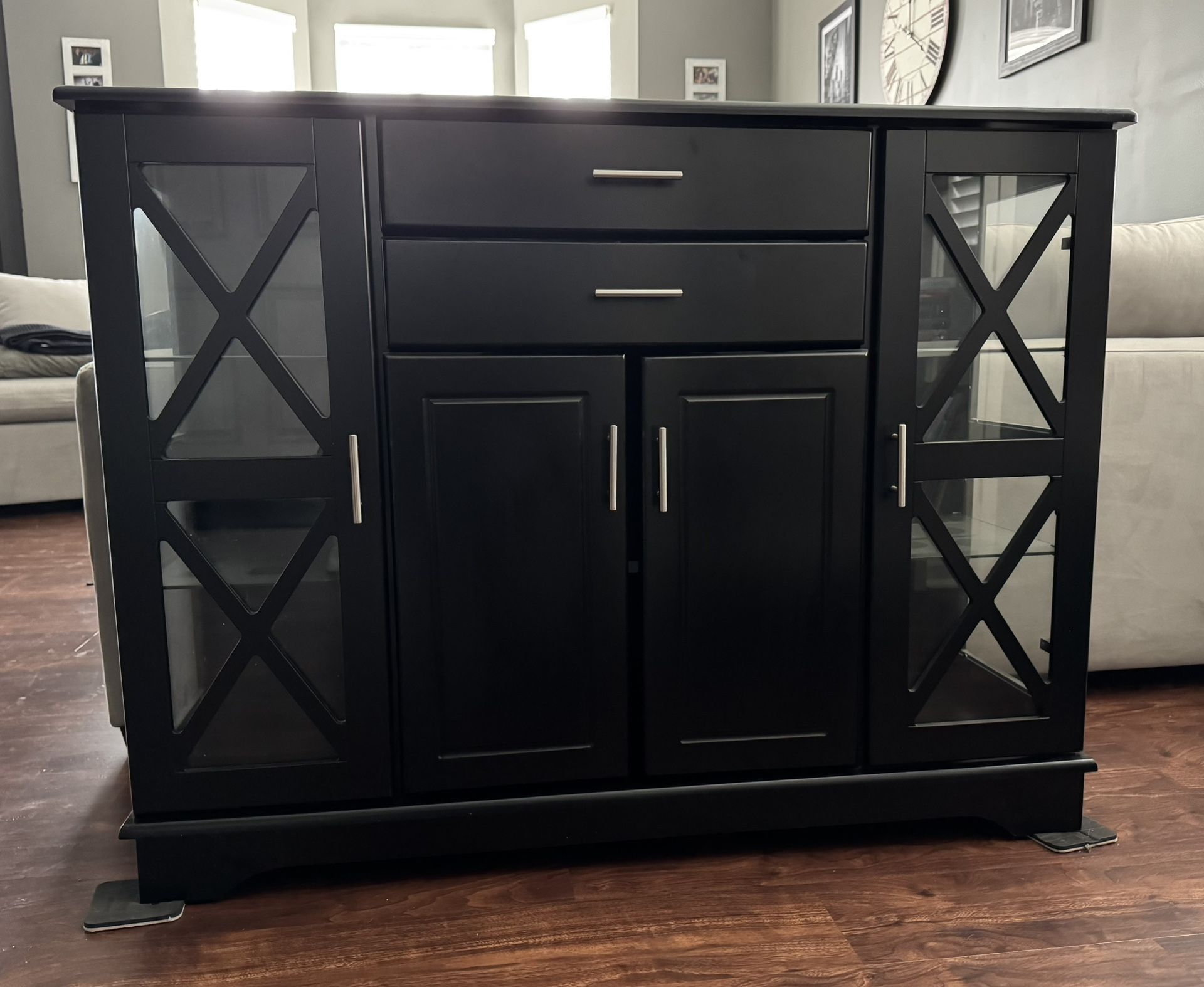 Black Buffet Cabinet