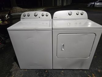 💯FREE DELIVERY💯WHIRLPOOL  SUPER CAPACITY WASHER AND DRYER SET💯WORKS LIKE-NEW 💥