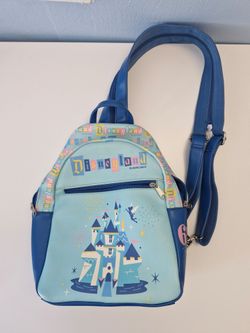 Disneyland 65th Anniversary Funko convertible sling/backpack used Target Exclusive