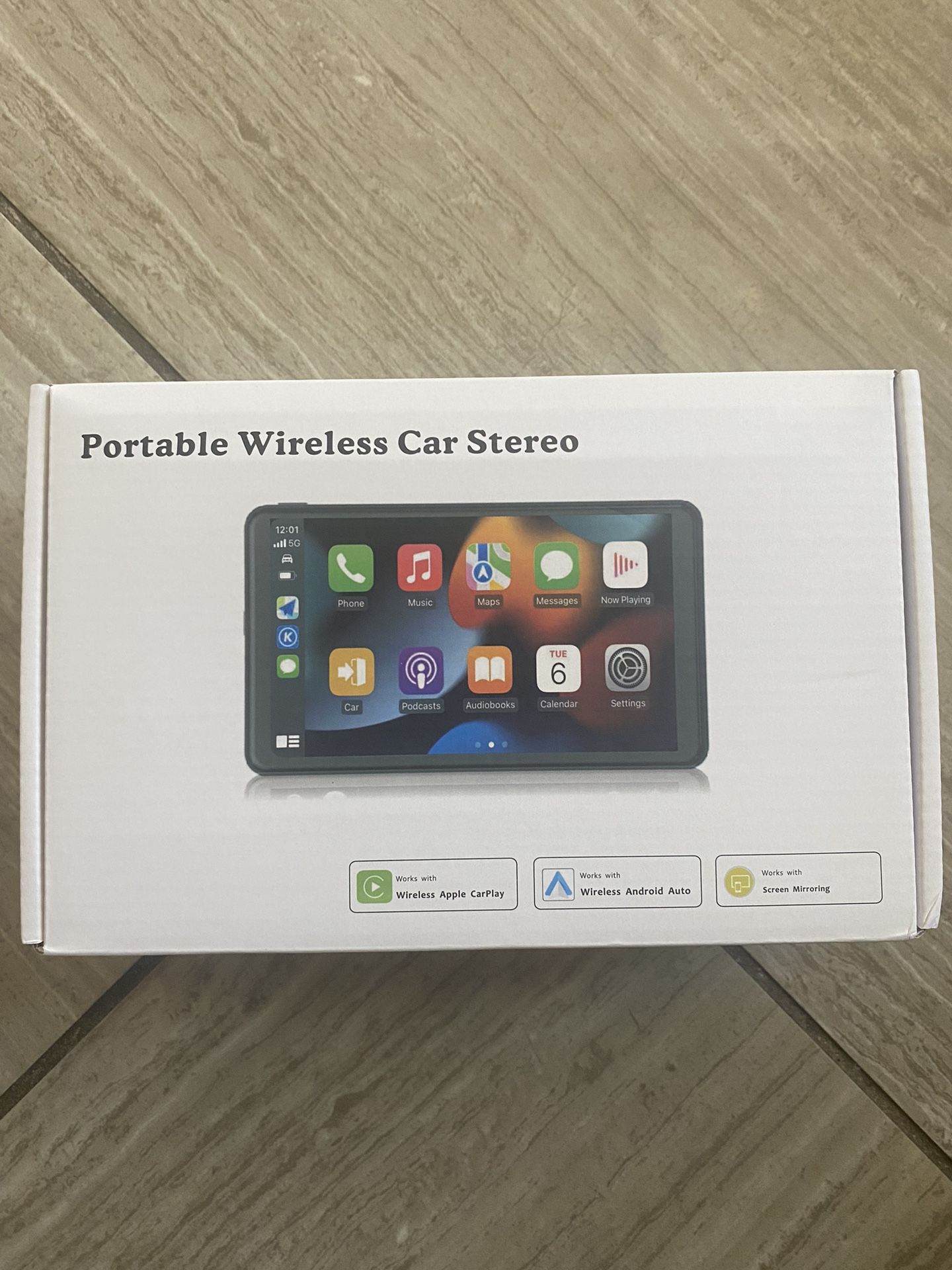 Portable Wireless Carplay Car Stereo