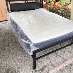Cama Matrimonial O Full Size Nueva En Su Caja Incluye Colchon 
