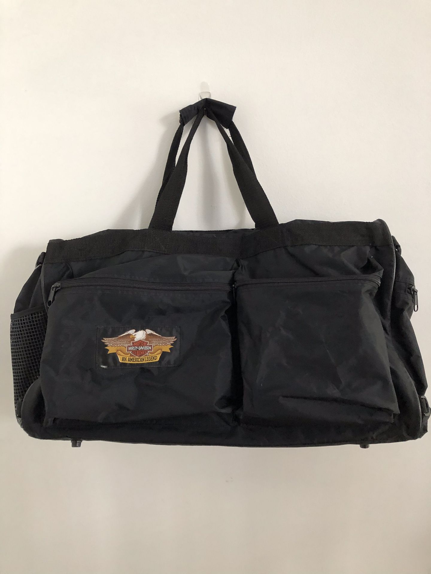 Harley Davidson Black Duffle Bag