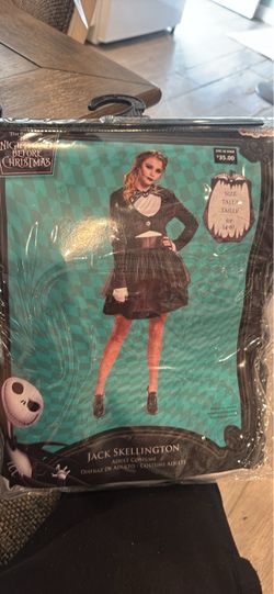 Jack Skellington Adult Halloween Costume Size S