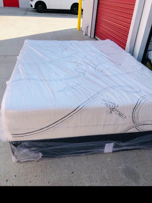 FULL MEMORY FOAM MATTRESS WITH BOXSPRING ‼️