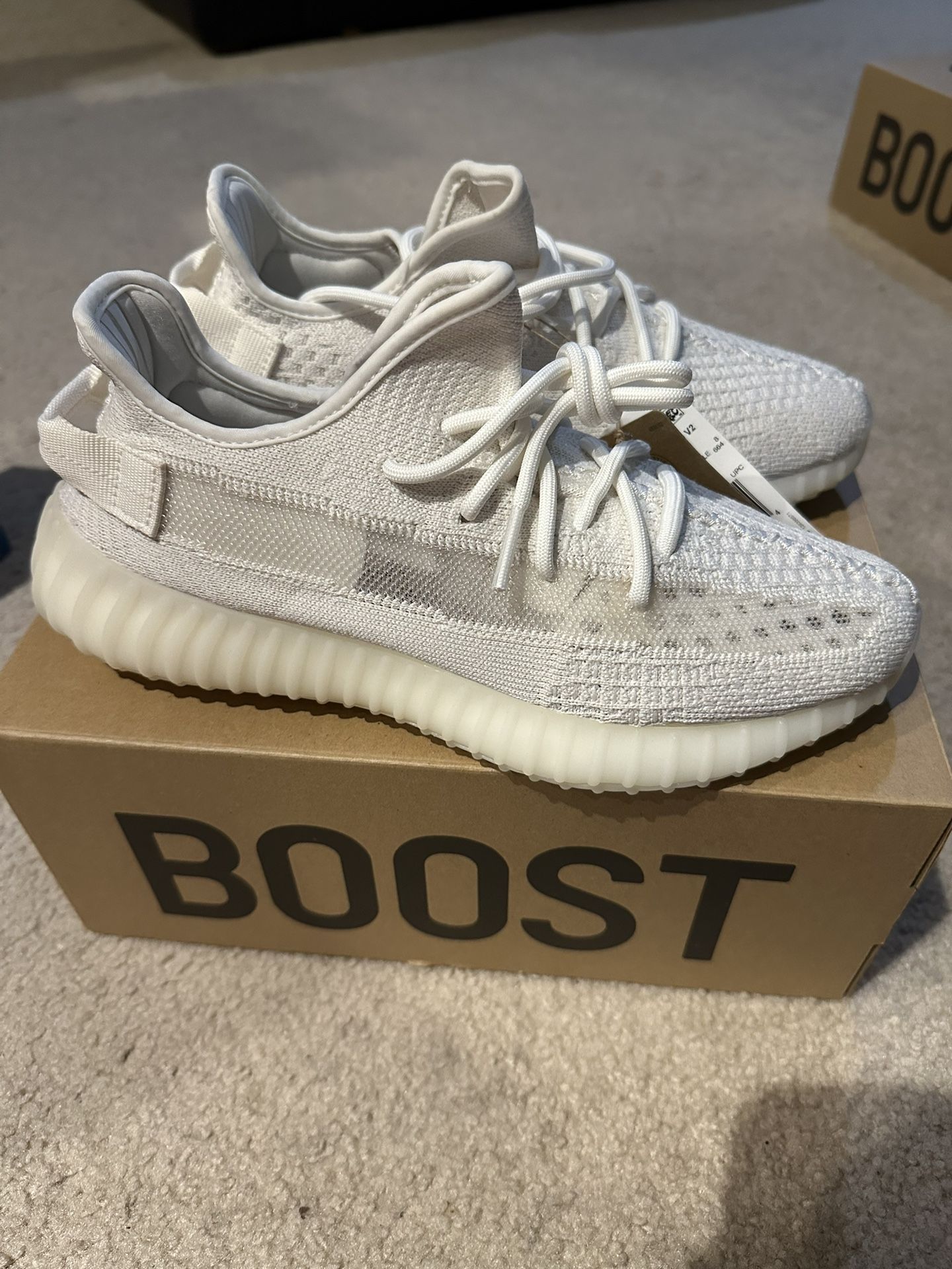 Adidas Yeezy 350 Bone White Size 8.5