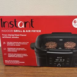Instant Pot 6 in 1 Indoor Electric Grill & Air Fryer