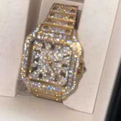 Moissanite watch