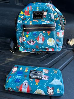 lounge fly backpack matching wallet