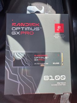 SANDISK OPTIMUS™ GX PRO 8100 NVMe™SSD 2TB