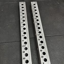 PRx Profile Pro 73” Uprights – Clear Coat – Discontinued – 1” Pin (Pair)