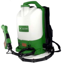 Now $288-Retail $1,699 Victory Innovations Cordless Electrostatic Backpack Sprayer Machine for disinfectants, sanitizer, Cleaning,Green,VP300ES