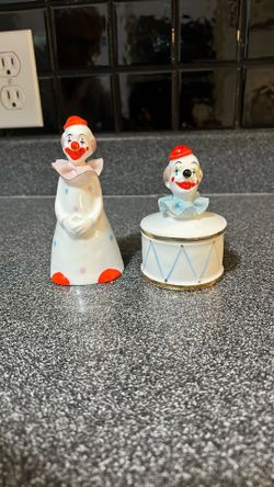 Adorable Bone China Clowns