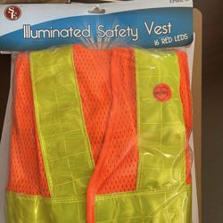 Safety Vest with LED Lights