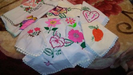 Servilletas/ Handmade napkins
