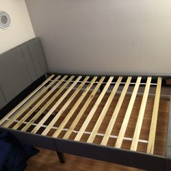 Bed Frame + Mattress For Sale (or Separate)